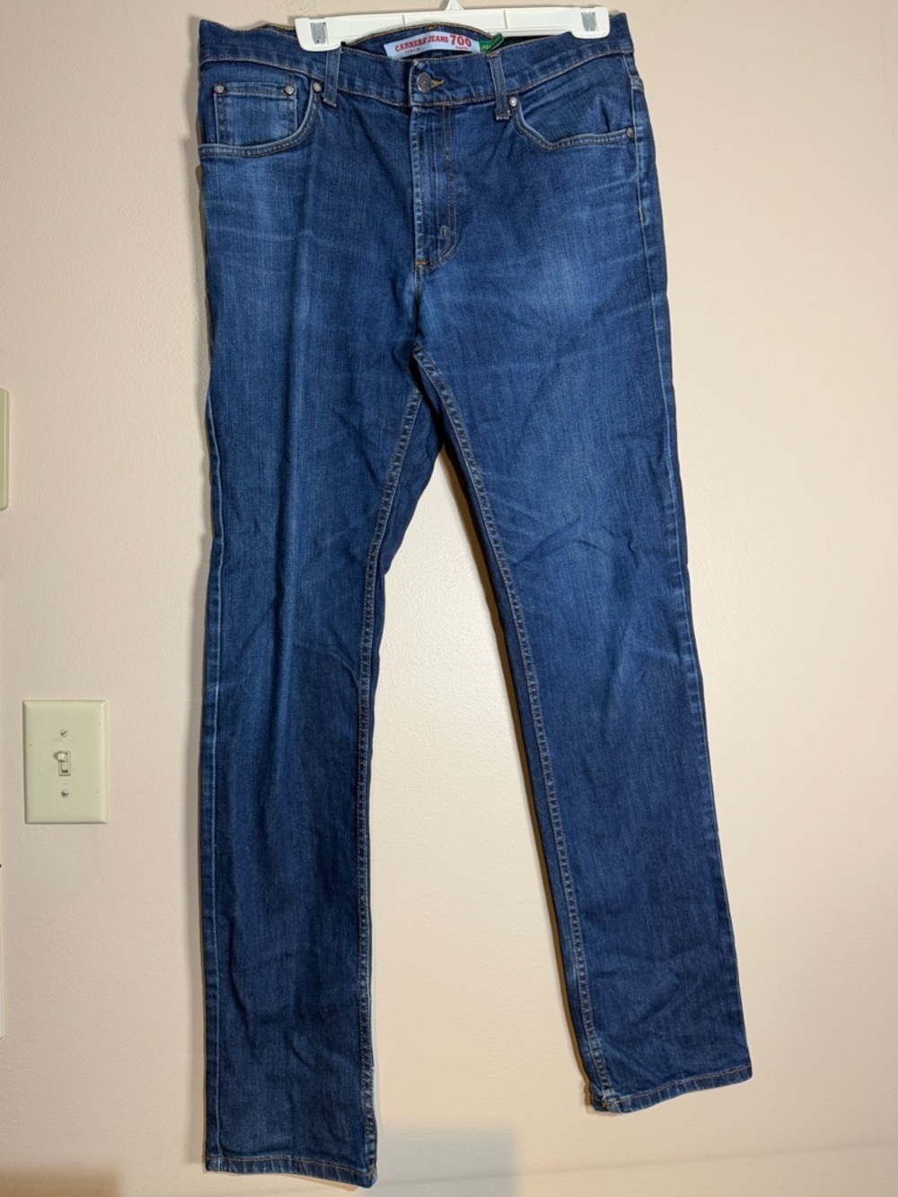 Carrera Men’s Dark Blue Slim Straight Jeans